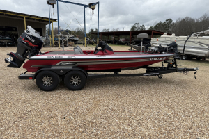 Used 2013 Skeeter TZX190 Bass Boat Red and Silver