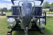 2026 Bennington 22 SSR Tritoon Pontoon Midnight Blue and Blackout