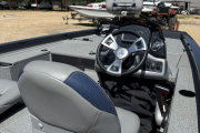 Used 2021 G3 1610 Sportsman Aluminum Bass Boat Gray with Blue Stripe