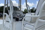 Used 2024 Skeeter SX241 Center Console Boat Ice Blue and White