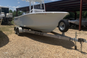 Used 2020 Sportsman 212 Platinum 21ft Center Console Ice Blue and White