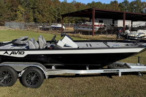 Used 2025 Avid 20 Vertex (Demo Boat) Black and Silver