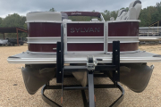 Used 2020 Sylvan L5 Triple Pontoon Boat  burglary and silver 